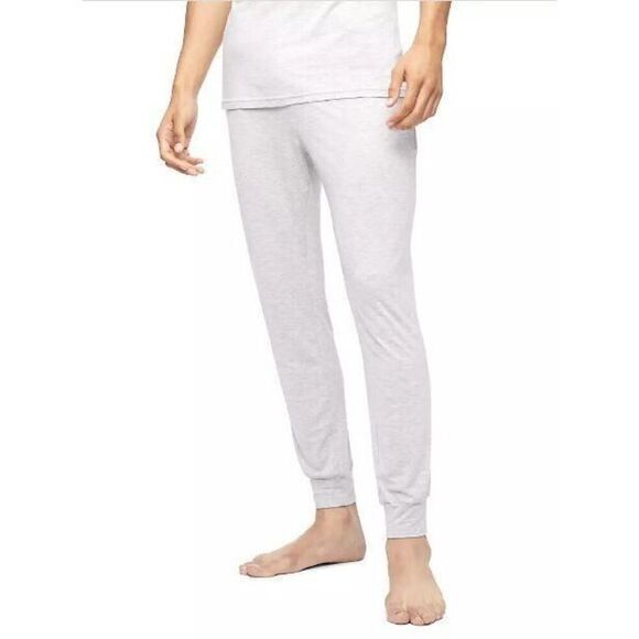Calvin Klein NM2235 050 Men Sz M Gray Heather Ultra-Soft Modern Lounge Joggers - Picture 12 of 13